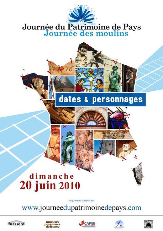 Journée du Patrimoine de Pays et des Moulins le 20 juin 2010